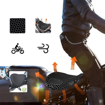 ЧЕХОЛ ДЛЯ МОТОЦИКЛА ГЕЛЕВАЯ ПОДУШКА АМОРТИЗАЦИЯ КОМФОРТ