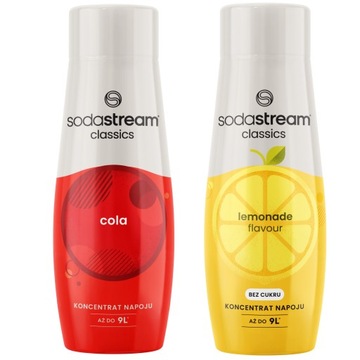 SODASTREAM Koncentrat zestaw smak COLA i LEMONIADA free