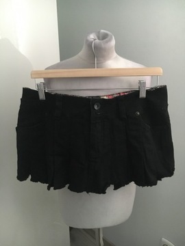 new look spódnica dżinsowa plisowana mini 40