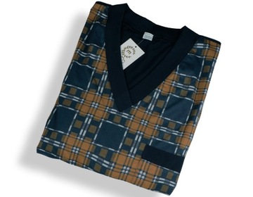 Duży rozmiar Piżama męska baw. V dł.r. 5XL 176/182
