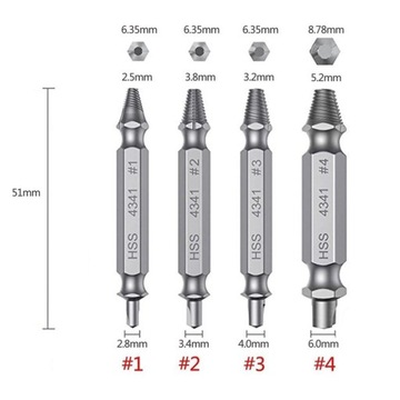 НАБОР БИТ ДЛЯ СНЯТИЯ СЛОМАННЫХ ВИНТОВ