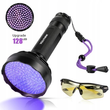 LATARKA UV LED ULTRAFIOLETOWA LAMPA BURSZTYNÓW