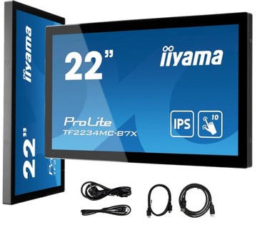 Monitor dotykowy do zabudowy iiyama ProLite TF2234MC-B7X 22 IPS IP65