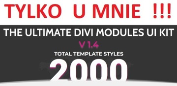 2000+ styli modułów DIVI ET Elegant Themes + 40 LP