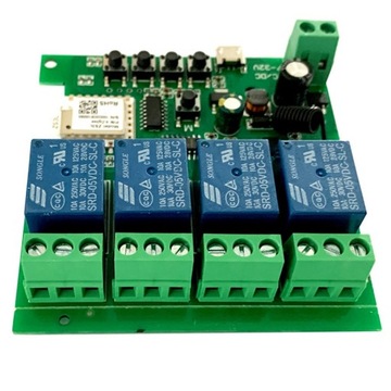 Zigbee Tuya Smart 4CH Релейный модуль DC5V 7-32V Rf43