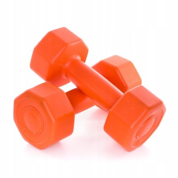 Hantelki treningowe 2x 1kg CIĘŻARY do ćwiczeń 7FIT