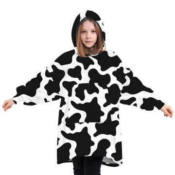 CIEPŁA BLUZA KOC OVERSIZE KOCOBLUZA 2W1 DZIECKO