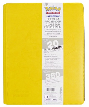 POKEMON Pikachu ALBUM KLASER PREMIUM na karty 360