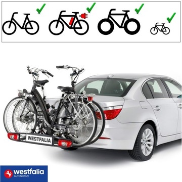 Bikelander BC80 Складная фаркоп-платформа со светодиодной подсветкой для 2 велосипедов