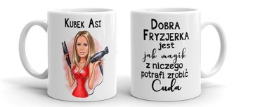 KUBEK Z IMIENIEM FRYZJERKI KOSMETYCZKI KRAWCOWEJ