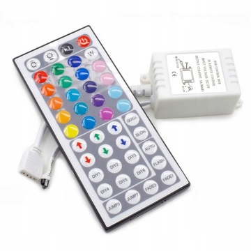 Kontroler 44 Taśma LED RGB Sterownik IR 0677