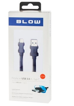 Kabel USB 3.0 - USB typ C USB-C (0,5m) QUICK