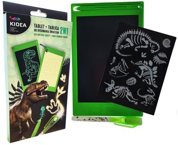 Tablet do rysowania światłem+ tablica 2w1 Dinozaur