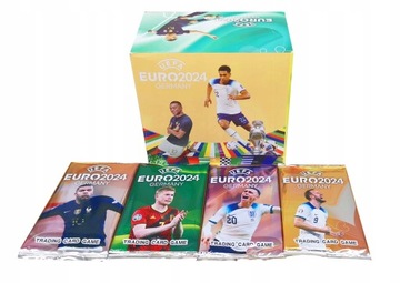 MEGA ZESTAW KARTY PIŁKARSKIE KOLEKCJONERSKIE EURO 2024 BOX 360 SZTUK