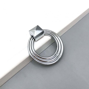 Ручка ящика с кольцом для шкафа Ручка ящика с нижним кольцом Мебельная ручка Argent