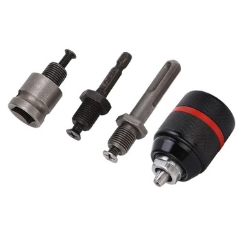 САМОЗАЖИМНЫЙ ПАТРОН ДЛЯ СВЕРЛ 2-13мм, РЕЗЬБА 1/2 + 3 ПЕРЕХОДНИКА