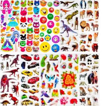 Детские наклейки выпущены мотивационными игрушками 1500 ПК. 70 комплектов