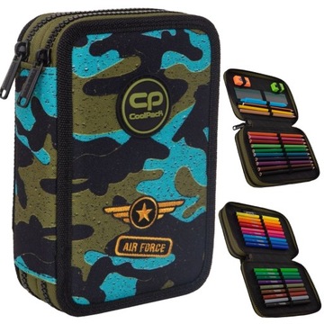 COOLPACK PIÓRNIK DWUKOMOROWY WYPOSAŻENIE AIR FORCE