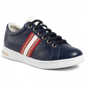 GEOX DAMSKIE BUTY GRANATOWE SPORTOWE LOGO 38 2SDM