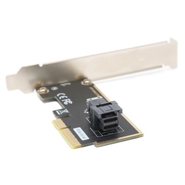 Карта адаптера PCIE X4 — U.2 SFF-8643 Mini SAS