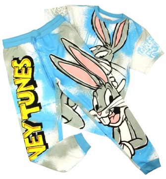 LOONEY TUNES Zestaw Spodnie dresowe + Koszulka r.M