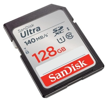 Карта памяти SANDISK Ultra 128 ГБ SDXC