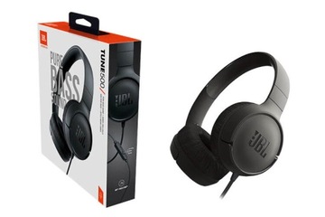 Накладные проводные наушники JBL, черные