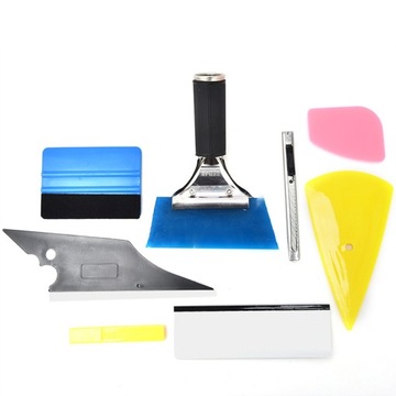8в1 Виниловый цветной ракель, скребок, аппликатор