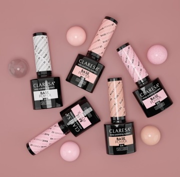 CLARESA BASE POWER HYBRID BASE, БЕЗ КИСЛОТ, СМЕСЬ ЦВЕТОВ, ВЫБЕРИТЕ ЦВЕТ