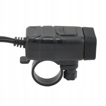 Двойное квадратное USB-зарядное устройство для телефона с мотоциклом