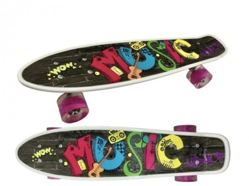 FISZKA СКЕЙТБОРД ДОСКА С ПОДСВЕТКОЙ КОЛЕСА LED 100кг