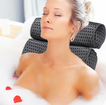 ПОДУШКА ДЛЯ ШЕИ ДЛЯ ВАННЫ, ПОДУШКА ДЛЯ ВАННЫ С 4D ВОЗДУШНОЙ СЕТКОЙ