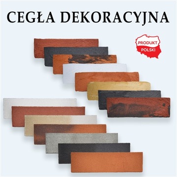 Cegła dekoracyjna próbki