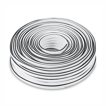 Kabel głośnikowy biały 2x2,5 mm² 30m Teufel C2530S