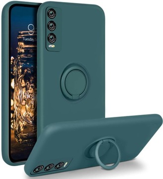 ETUI RING SOFT MAT DO VIVO Y11s / Y20s +SZKŁO