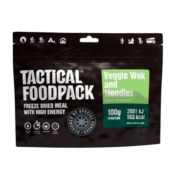 Liofilizat TACTICAL FOODPACK Veggie Makaron z warzywami z woka 100g wege