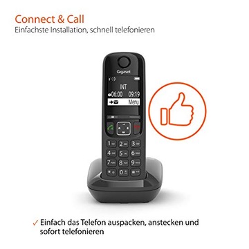 Беспроводной/стационарный телефон Gigaset AS690, одиночный