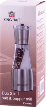 СОЛЬ ДЛЯ ПЕРЦА 2в1 Атласный ДУЭТ KINGHOFF