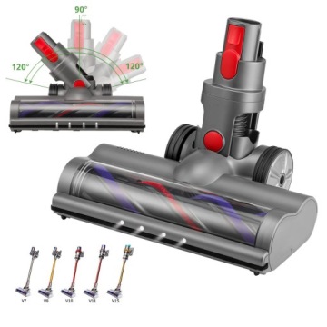 Elektrický Kartáč Kompatibilní S Dyson V7 V8 V10 V11 S 4 Led Diodami