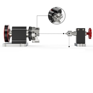 Четвертая ось скорости CNC TwoTrees, дополнительно к TTC 450