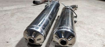 SUZUKI GSXF 600 750 TŁUMIKI JAMA WYDECHY KOLEKTOR WYDECHOWY KOLEKTORY