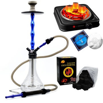 Shisha Szisza Fajka Wodna Bongo Duża Zestaw idealny na Prezent