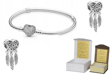 Bransoletka 21cm do CHARMS + GRATIS dedykacja B118