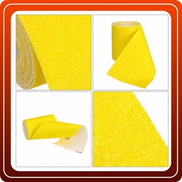 Наждачная бумага для дерева, металла, стали, рулон 115 мм, P80 на метр, 1 м.