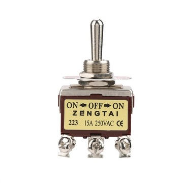 РЫЧАГ ВЫКЛЮЧЕНИЯ ВЫКЛЮЧАТЕЛЬ ВКЛ-ВЫКЛ-ВКЛ 6PIN 15A 250V