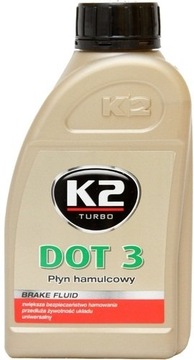 K2 PŁYN HAMULCOWY DOT 3 500ML 0.5L