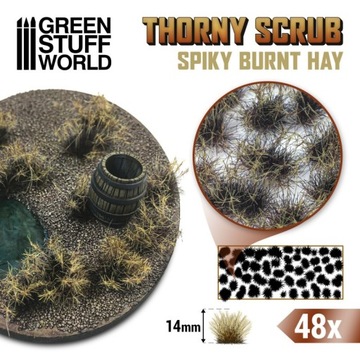 GREEN STUFF WORLD - Колючие кусты - BURNT HAY