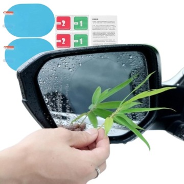 2x НАНО ФОЛЬГА ВОДОНЕПРОНИЦАЕМАЯ НАКЛЕЙКА ДЛЯ ЗЕРКАЛ ЗЕРКАЛО КАЧЕСТВО ДОЖДЯ ПАРА