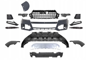 AUDI Q7 4M 2015-2019 БАМПЕР ПЕРЕДНІ ПЕРІД 