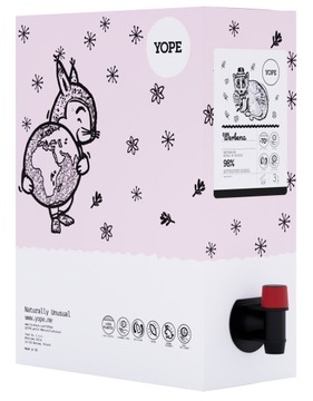 YOPE Mydło do rąk w płynie Werbena naturalne 3000ml 3L refill BOX